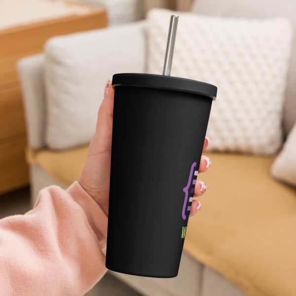 Vaso térmico con popote - Image 4